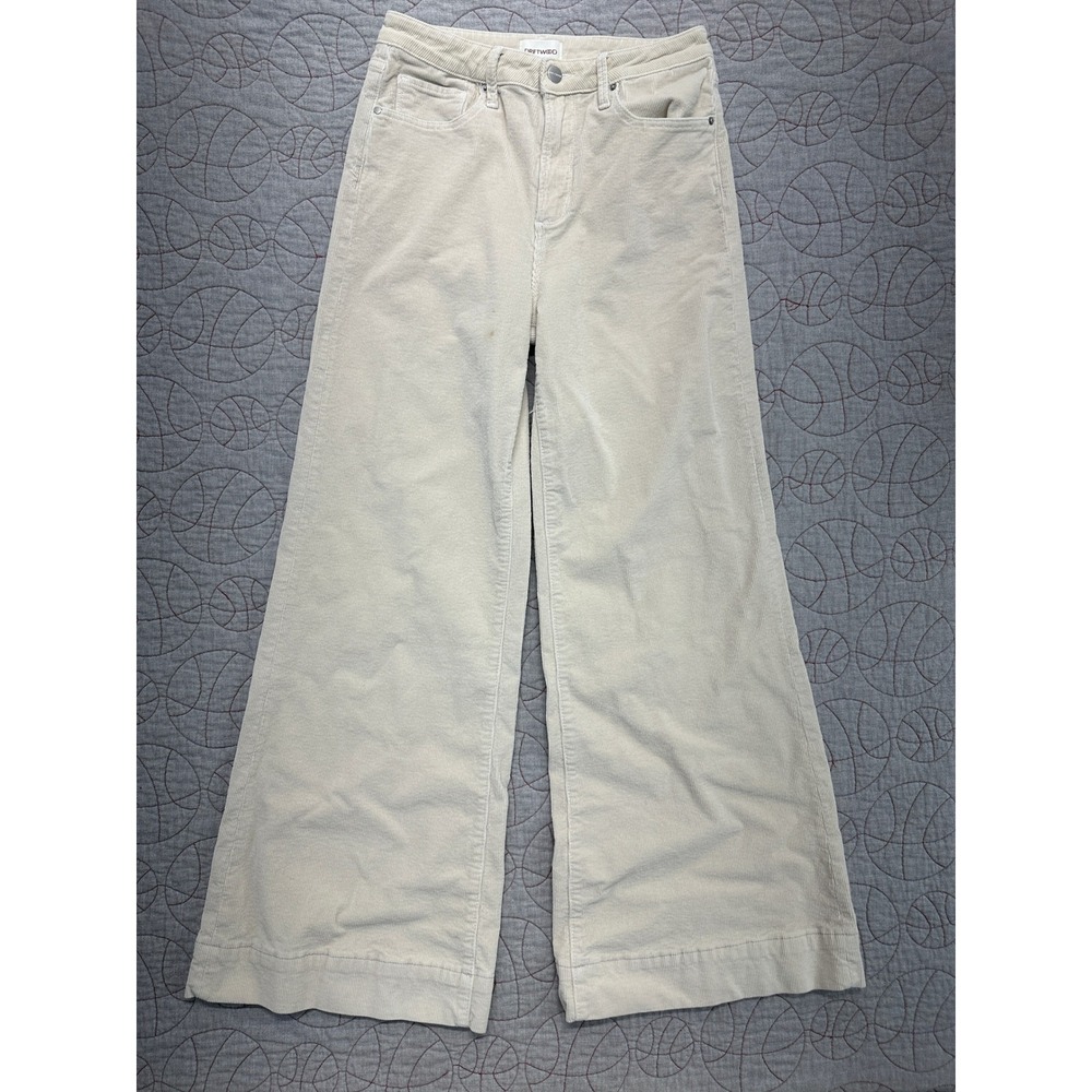 Driftwood Martha Pants Cream Wide Leg Corduroy Sundance / Womens 28 x 34